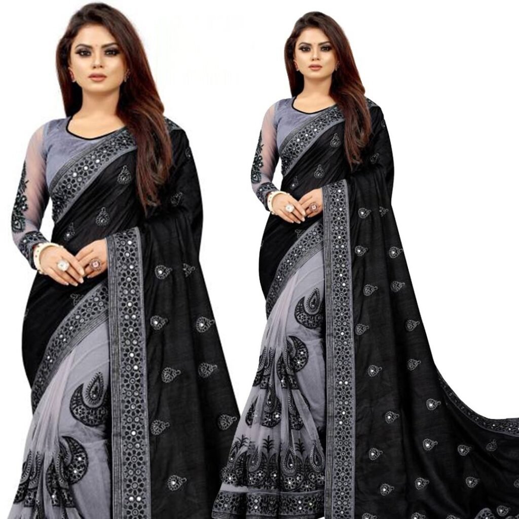 ইন্ডিয়ান ডিজাইনার জর্জেট পার্টি শাড়ি